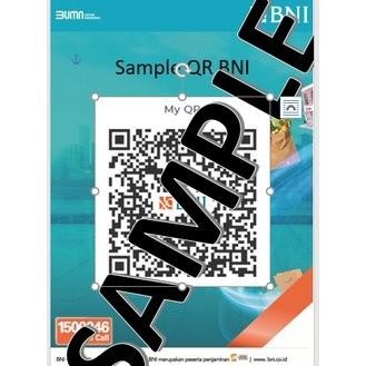 

tyS Akrilik A5 Type T+ POSTER BARCODE NOMOR MEJA QRIS 1 Muka