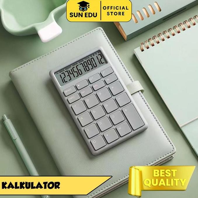 

tyS Kalkulator 12 digits aesthetic/ Calculator simple electronic Portable