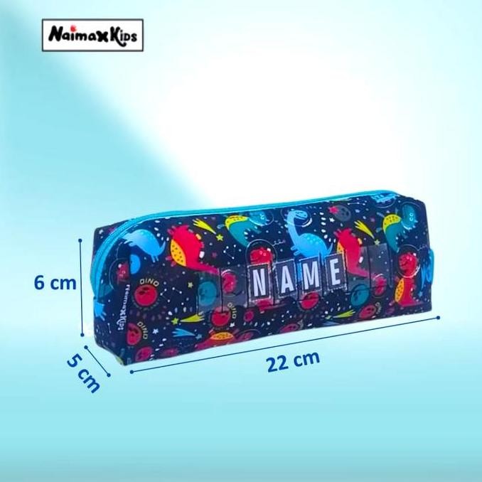 

tyS Pencil Case Custom Nama | Naimax kids Pencil case premium Laki Laki perempuan Alat Pensil Stationery Tulis