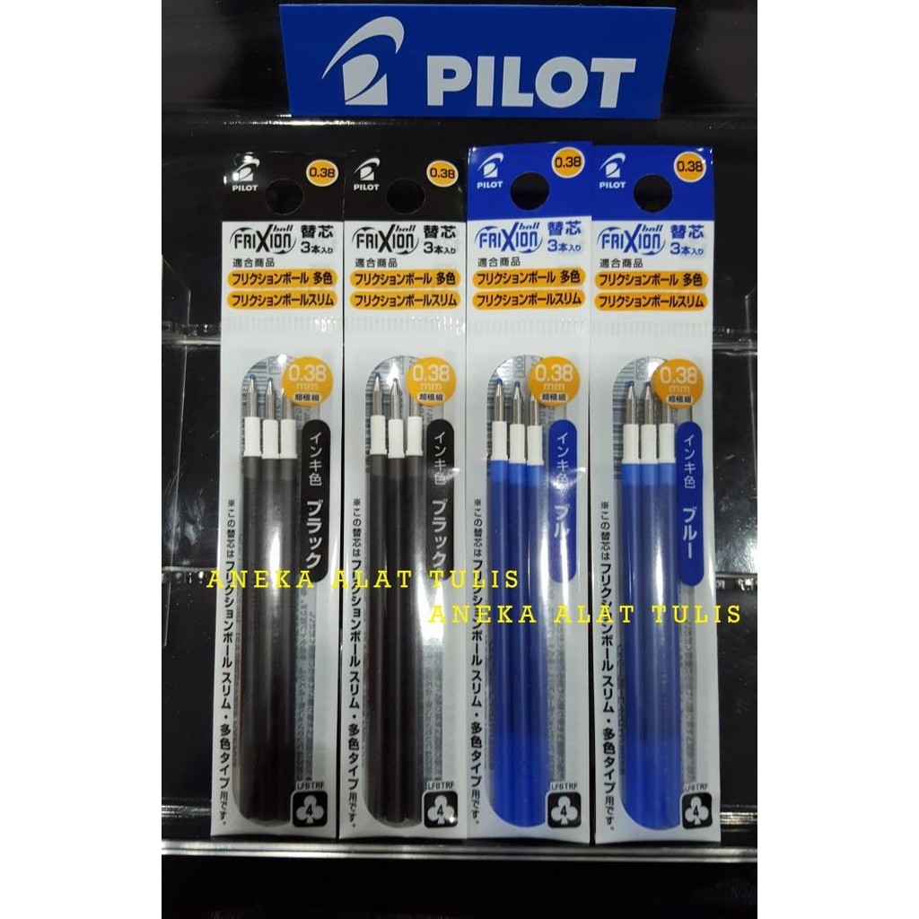 

tyS PILOT FRIXION SLIM REFILL 0.38 MM / ISI ULANG PEN FRIXION SLIM
