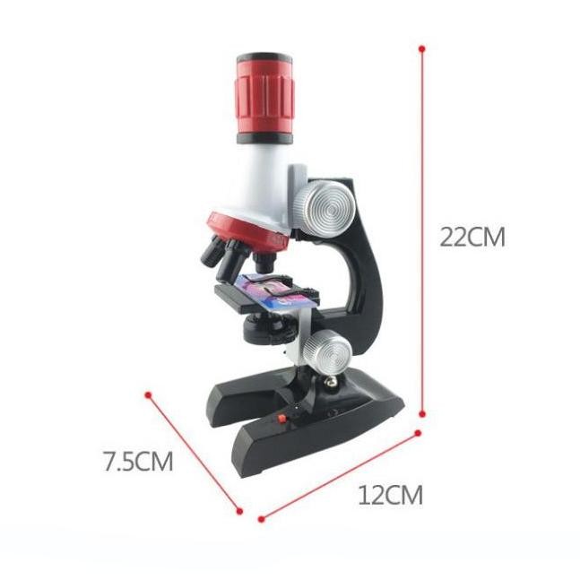 

tyS Mikroskop Edukasi Pembesaran 1200X Magnification - 1412X Black