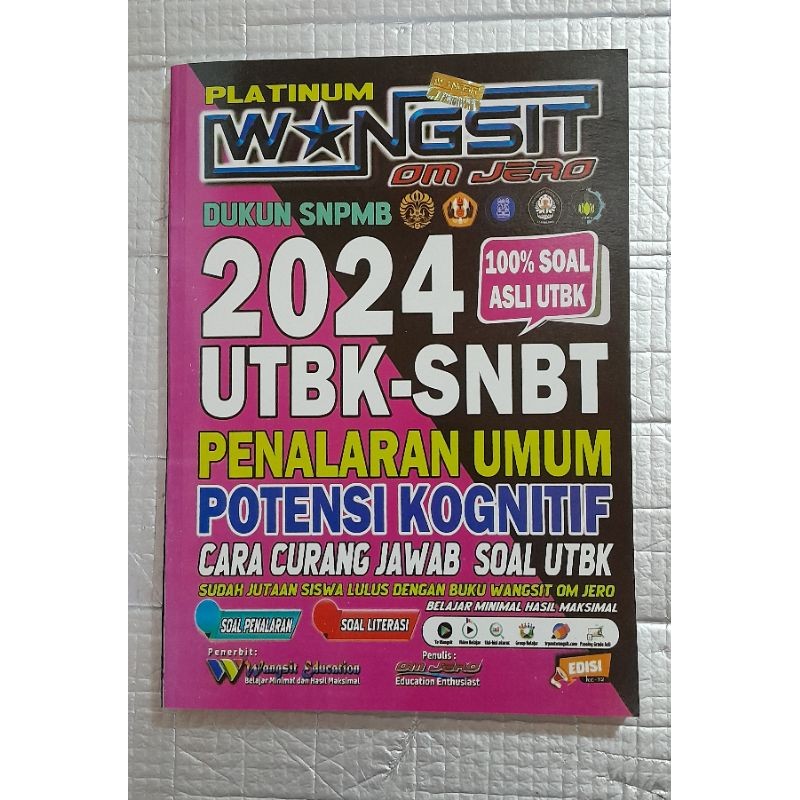 UTBK SNBT 2024 Wangsit Platinum Om jero Penalaran Umum, Potensi Kognitif
