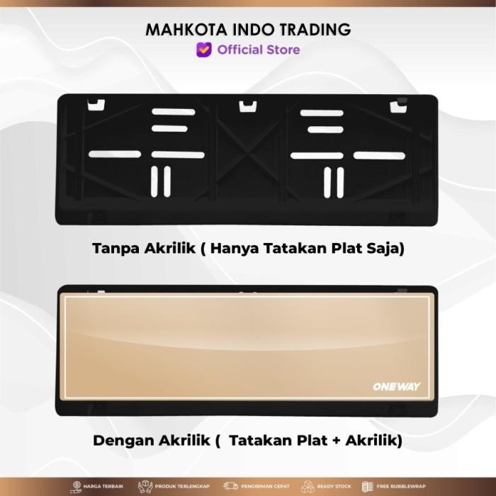 Bmw X1 X2 X3 X4 Tatakan Dudukan Plat Nomor Mobil Akrilik Mika Oneway