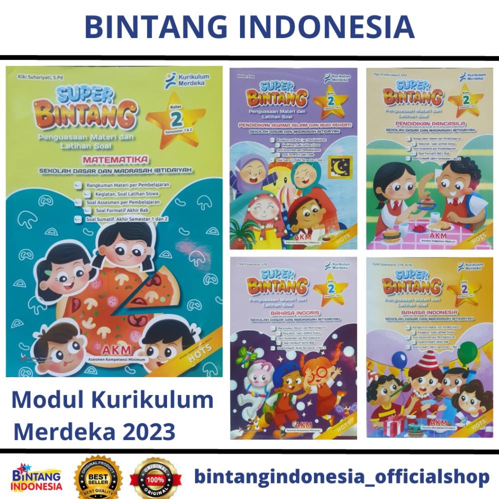 LKS - Modul Super Bintang Kelas 2 SD/MI Kurikulum Merdeka murah