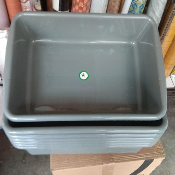 Baskom Kotak Plastik Besar/Bak Segi Plastik Besar/Bak Pasir Kucing