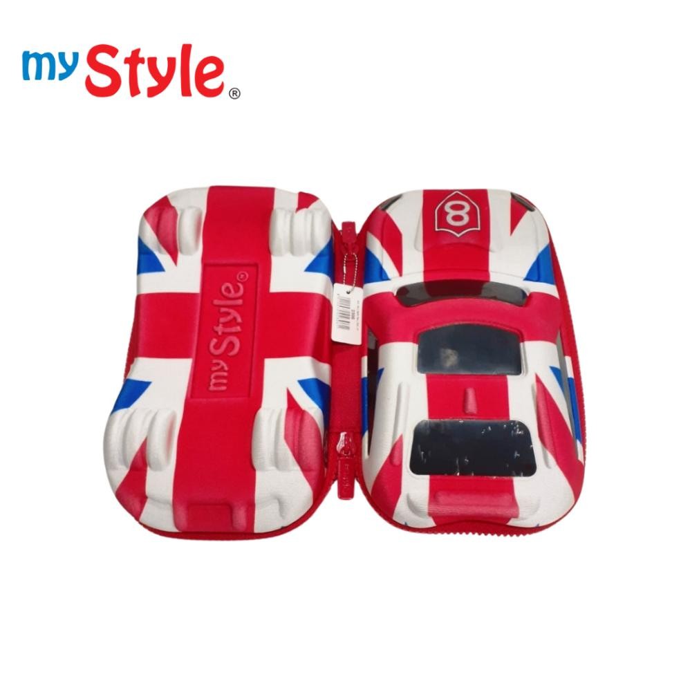 

My Style TM 2306 Union Jack Car Hardtop pencil case. Tempat Pensil Multifungsi Anak Laki-laki. murah