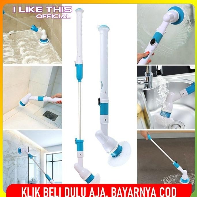Sikat Toilet Elektrik WC Sikat lantai Tembok Kamar Mandi Serbaguna