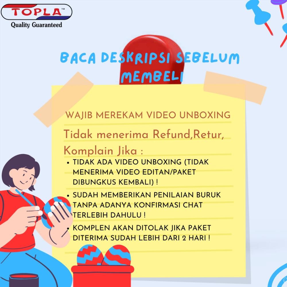 

Clear Holder 555 map file dokumen keeper kertas berkas anti air ukuran folio Topla murah