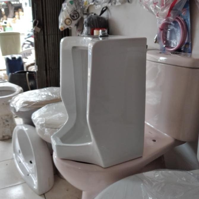 new  urinoir toto u57 komplit + puskran murah