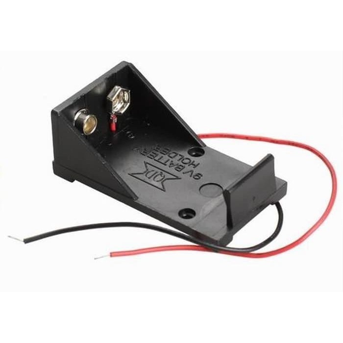 9V Battery Holder Box Case Wire kotak batrai 9 v case 9v
