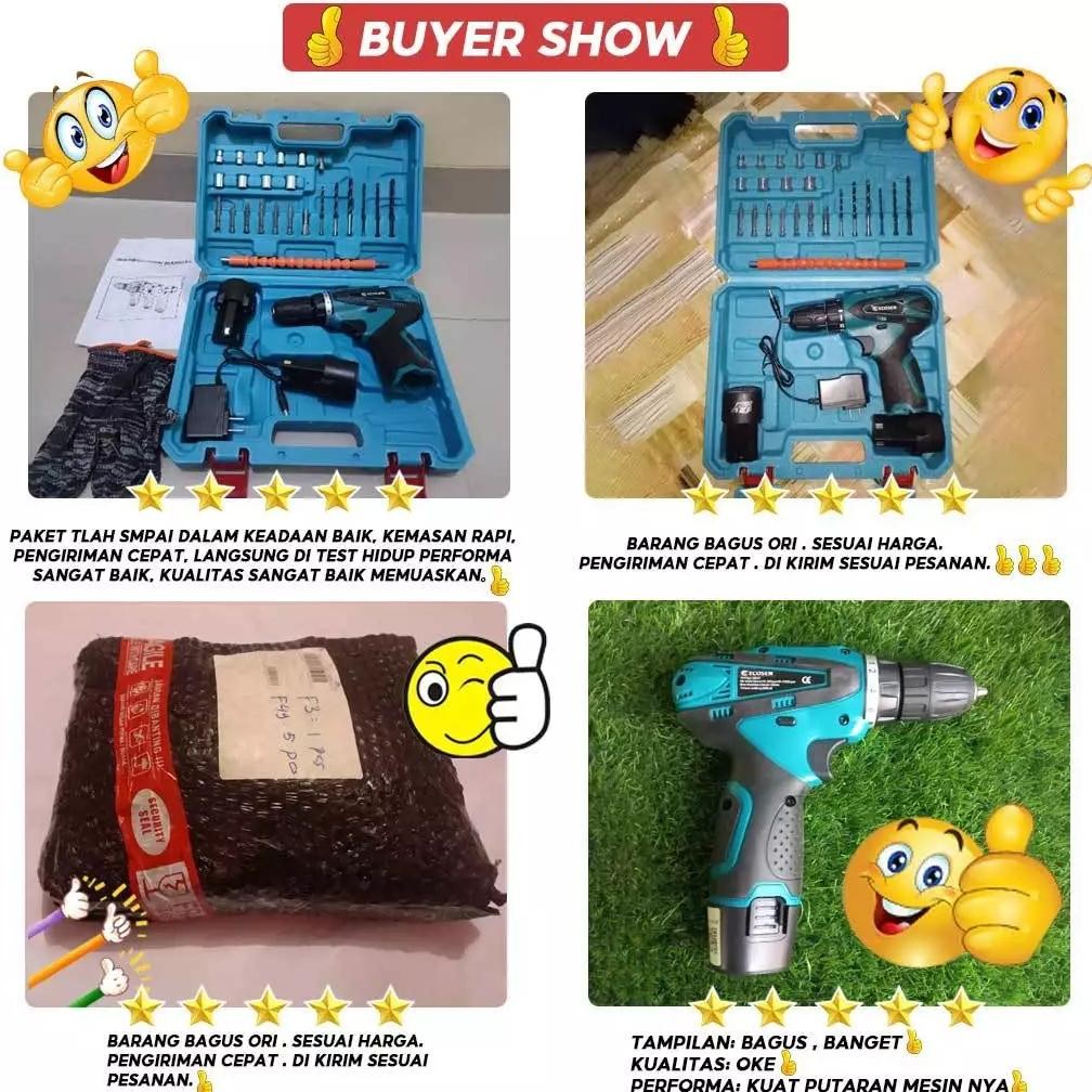 new  Super Alat Mesin Bor Tangan 98V Cordless Drill Battery Bor Baterai Bor Listrik Bor Tanpa kabel 