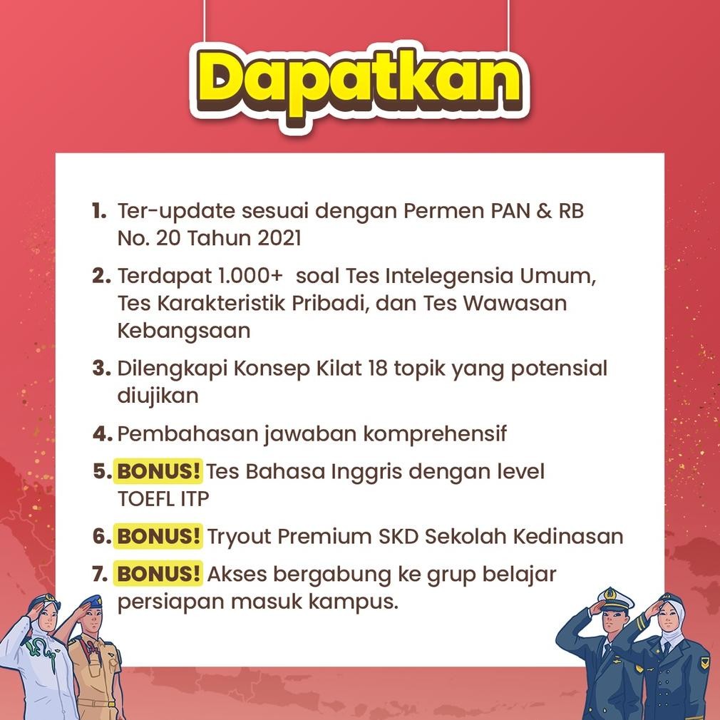 baru  Buku Kitab SKD - Sekolah Kedinasan Ruangguru