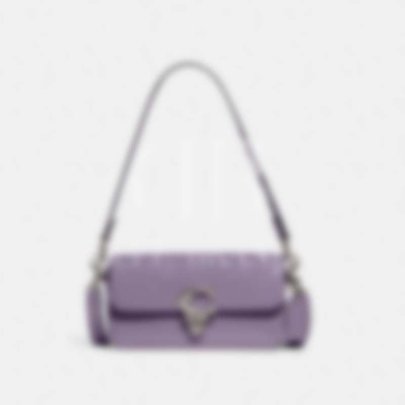 Studio Logo Plaque Baguette Shoulder Bag (CE331)