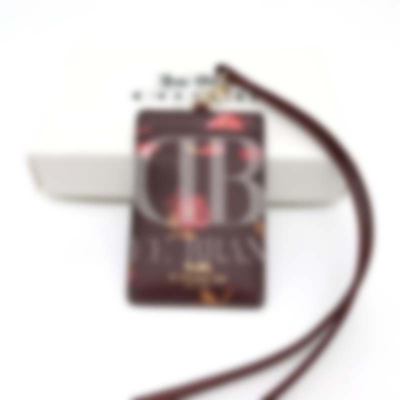

ID Lanyard In Flower Brown Signature (C 67527)