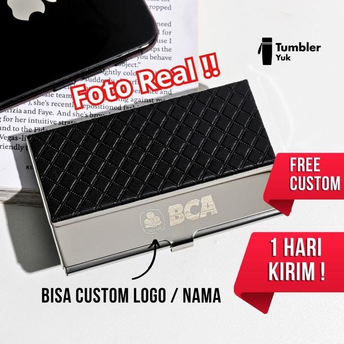

Tempat Kartu Nama Stainless Buisness Card Holder Name Case Kotak