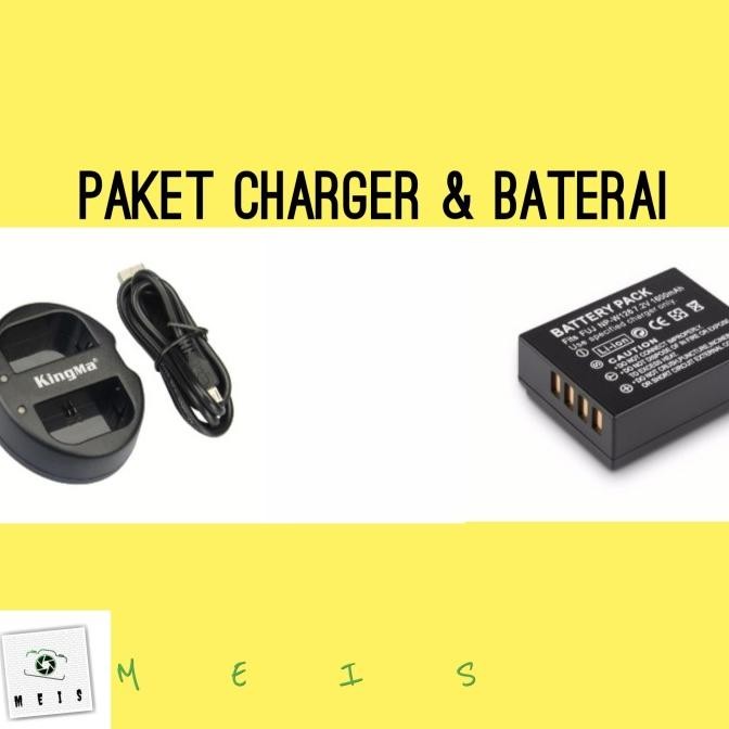 Murah Paket Kingma Baterai & Charger Fujifilm XS10 casan batre battery Non COD