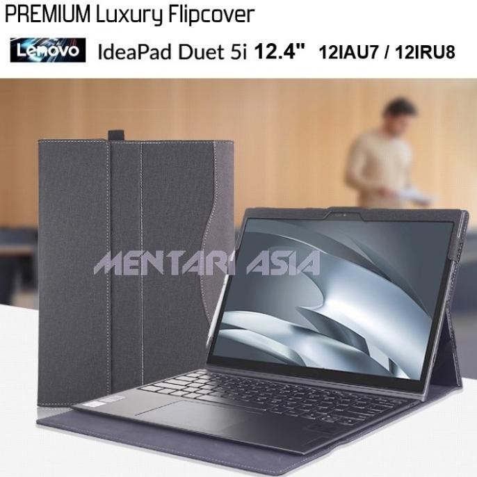 Flipcover Lenovo Ideapad Duet 5 12.4" 12Iau7 12Iru8 - Luxury Smart Cover Stand Function New Stok