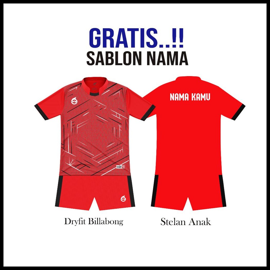 FREE SABLON NAMA BAJU STELAN BOLA FUTSAL,KAOS OLAHRAGA ANAK SD SMP