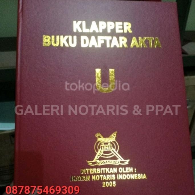 

[[ DOBY / BUKU KLAPER DAFTAR AKTA KLAPER ABJAD KLAPER DAFTAR AKTA NOTARIS BEST SELLER