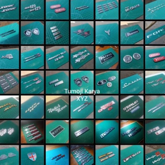 [[ BRODHE / EMBLEM CUSTOM ALUMUNIUM BEST SELLER