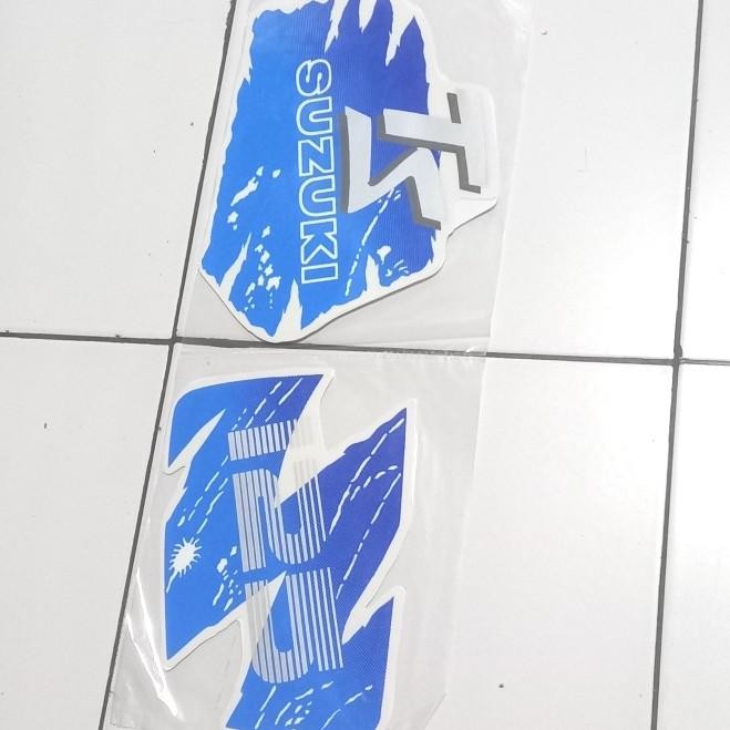 striping 1993-1994 ER Suzuki Ts125 striping ER BIRU Suzuki Ts125 striping ER Suzuki Ts125 stiker bod