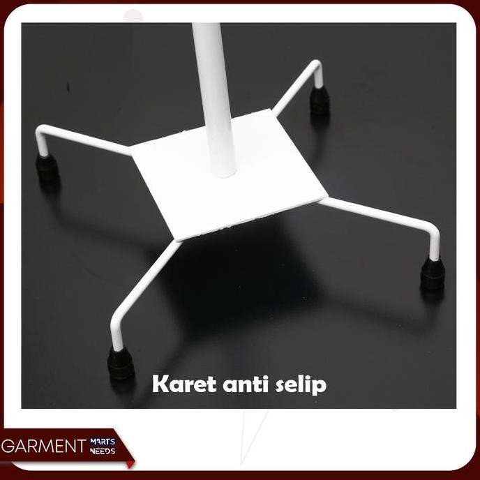 RAK DISPLAY MATAHARI PUTAR 3 SUSUN BESAR BESI KUAT TEBAL IMPOR