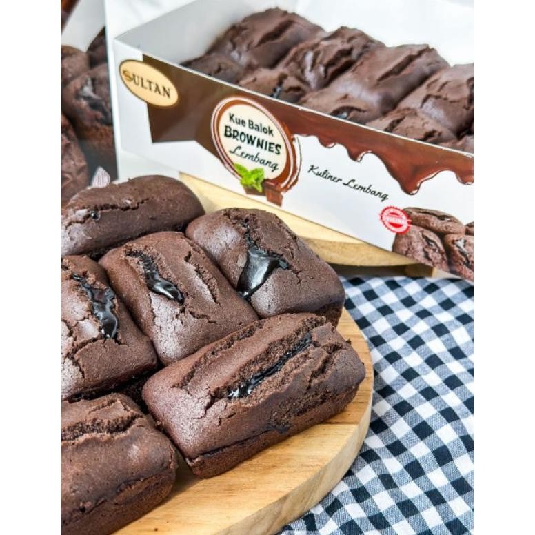 

READY STOK Kue balok Brownies Sultan Coklat lumer Lembang, kue balok brownies kang sule 10pcs (Bisa ke luar kota,luar P.jawa) Siap kirim