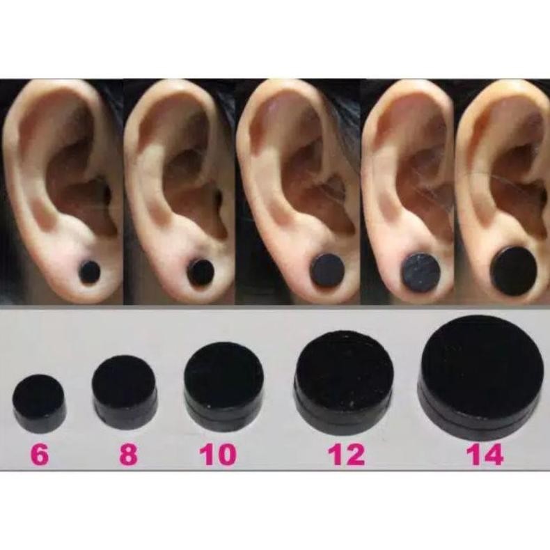 Fgs-3 [ 6 Pcs ] Anting Magnet Tanpa Tindik Pria Wanita Aksesoris Telinga Sale