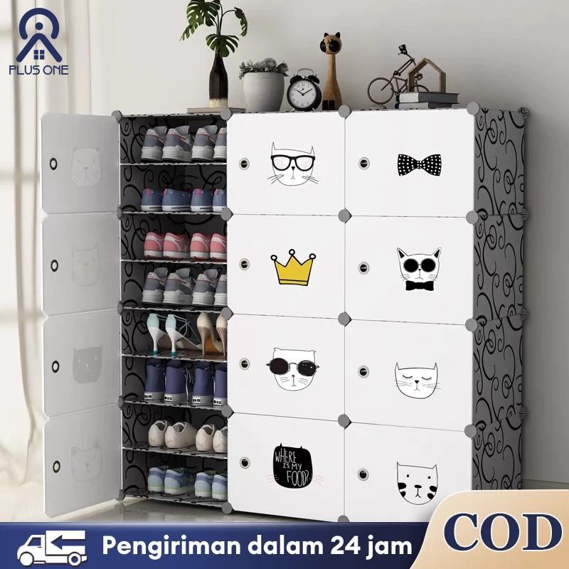 NEW PRODUCT LEMARI SEPATU PLASTIK PORTABLE RAK SEPATU TERTUTUP RAK SEPATU TERTUTUP KOTAK SEPATU PORT