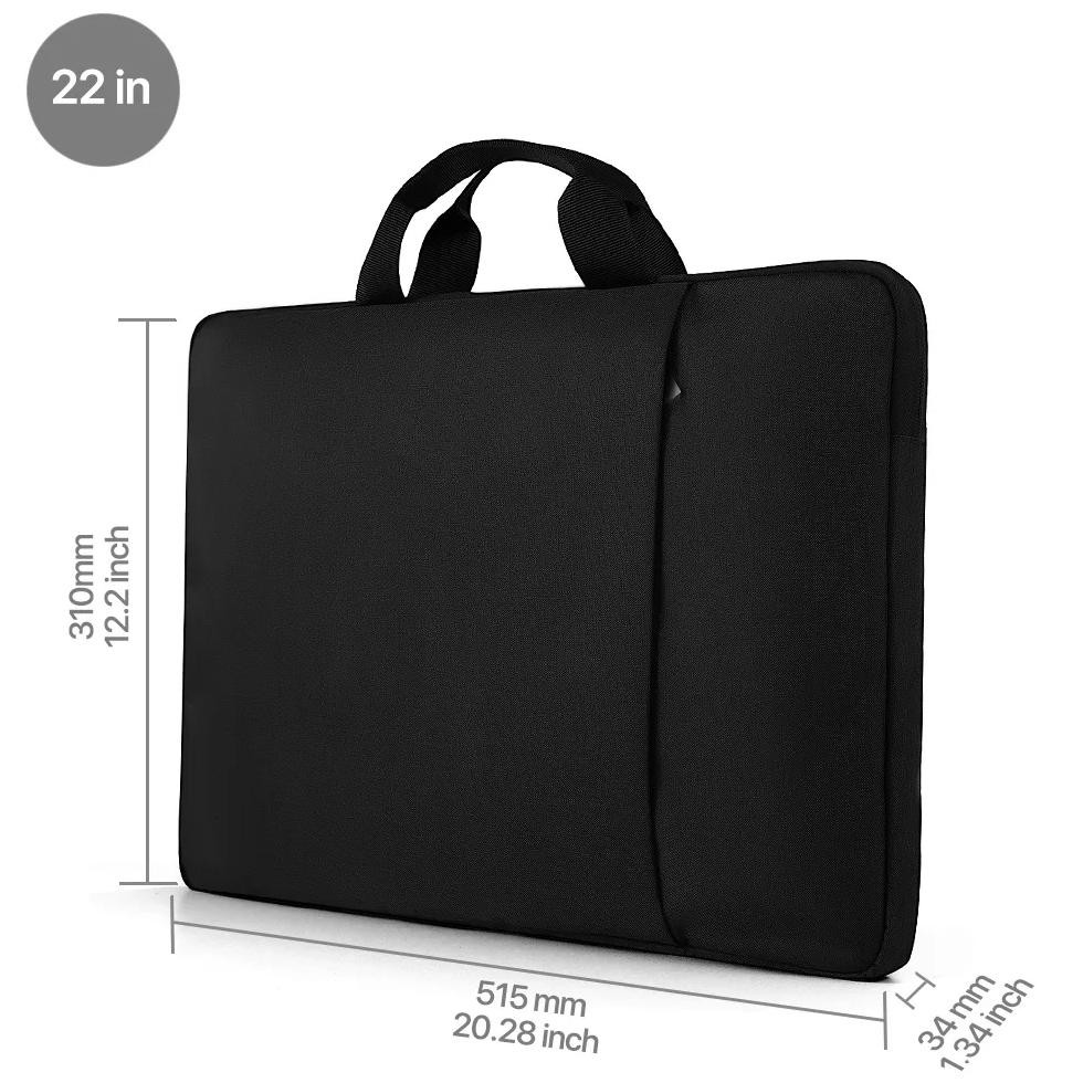 Uperfect 22" Portable Monitor Case Polyester Laptop Sleeve Protective Computer Cover Carrying Bag Br