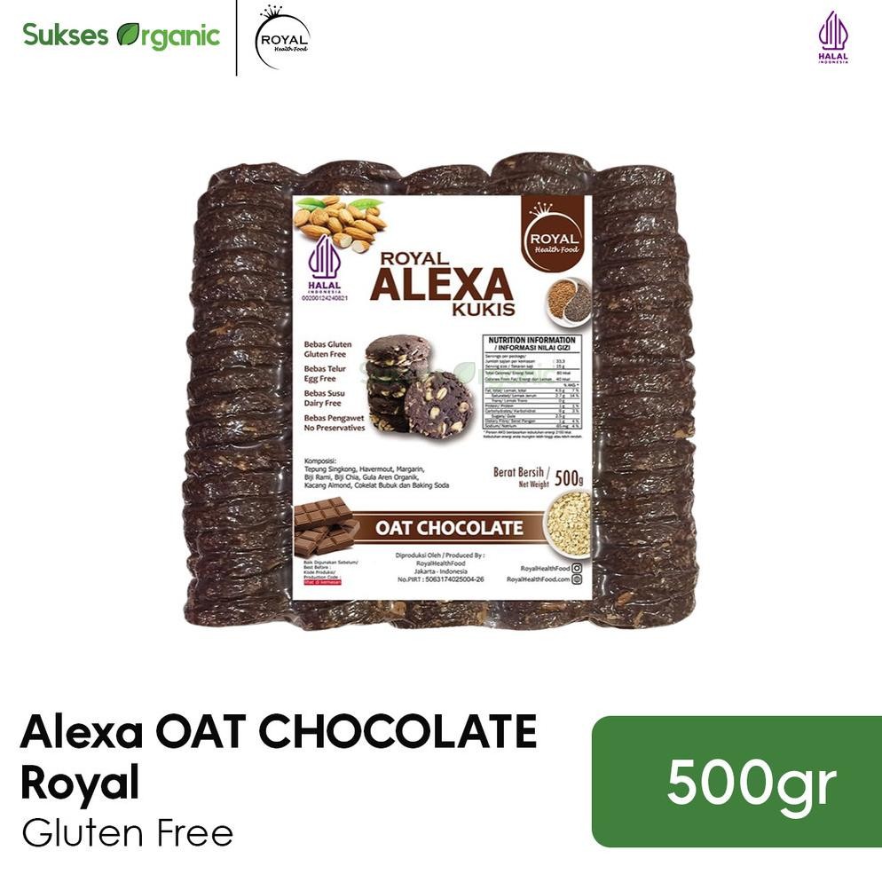 

TERLARIS Almond Delight Cookies OAT CHOCOLATE Alexa 500gr Siap kirim
