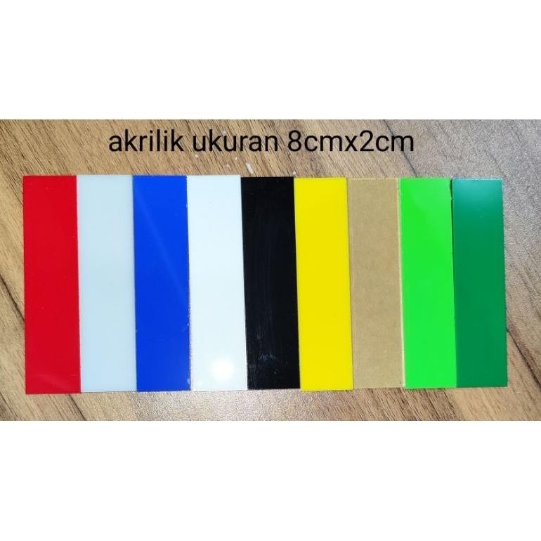 

redi Bahan Papan Nama Akrilik Tebal 8x2 Cm Beragam Warna