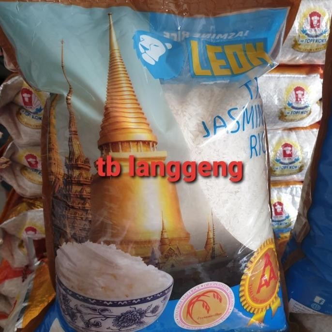

BERAS THAILAND JASMINE RICE LEON 5KG