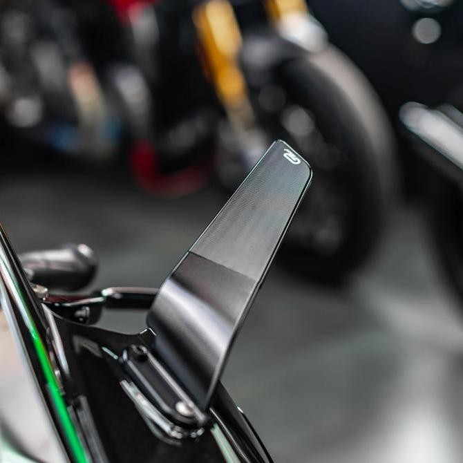 Terlaris Gptech Spion Winglet Cnc Stealth V.2 Kawasaki Ninja H2 Ready Stok