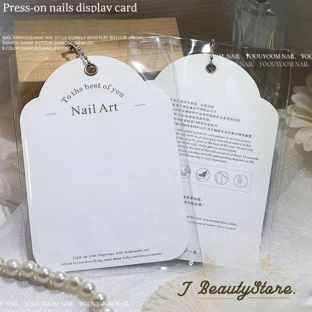 Tc21 Press On Display Card Set / Display Untuk Press On Tips / Fake Nails