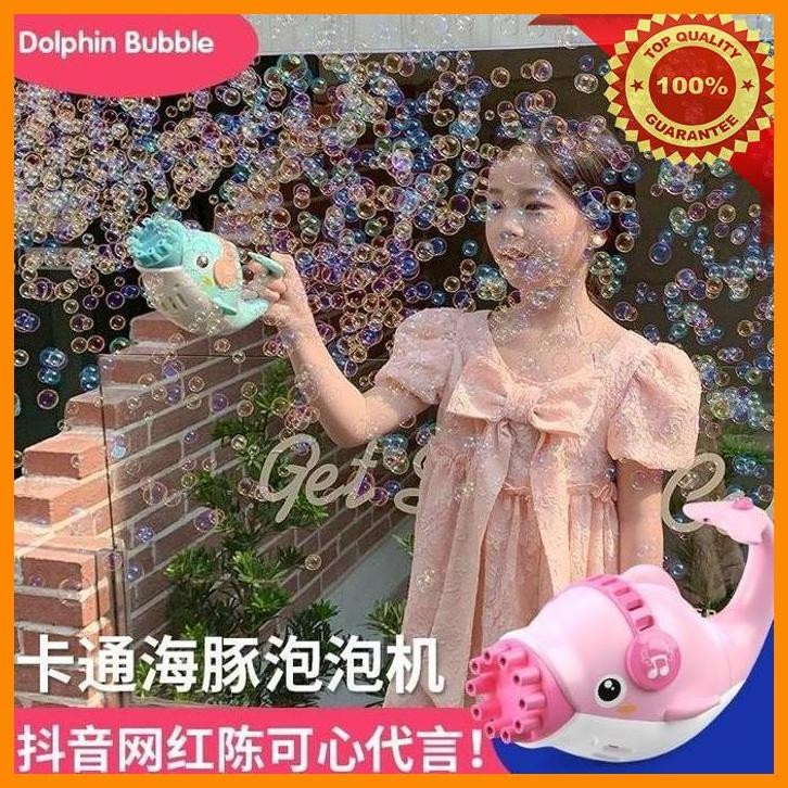 [PAR] MAINAN ELECTRIC BUBBLE GAN DOLPHIN TE M BA KAN BUBBLE LUMBA