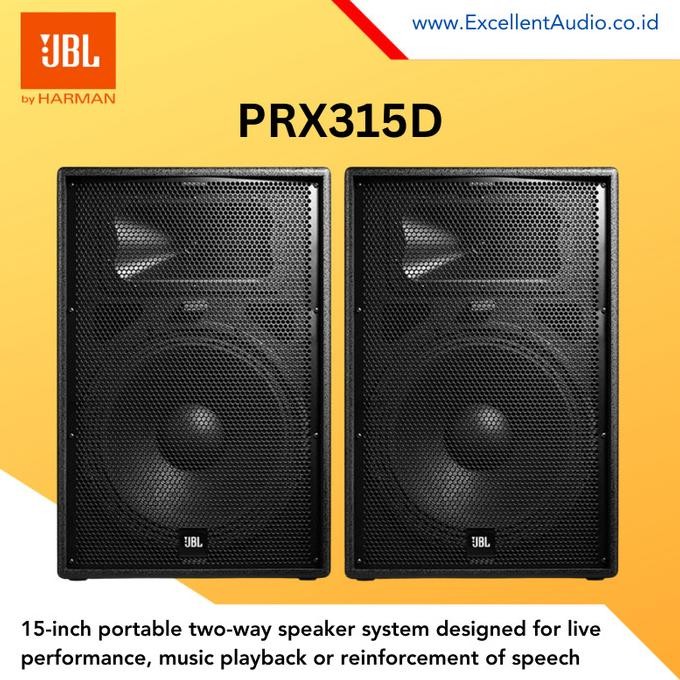 Terlaris Speaker Jbl Prx315D Prx 315D Prx-315D 15-Inch Portable Two-Way Speaker System