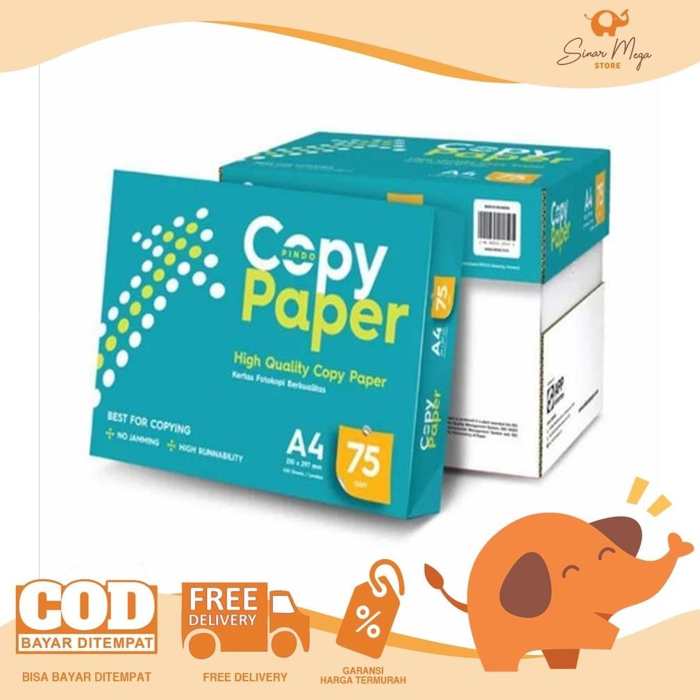 

RHH-1823 QV21 Copy Paper A4 75 gr / Kertas HVS Print Fotocopy A4 75gsm Murah Sale