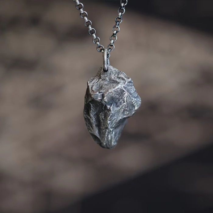 925Kalung Perak Sterling Pria Liontin Vintage