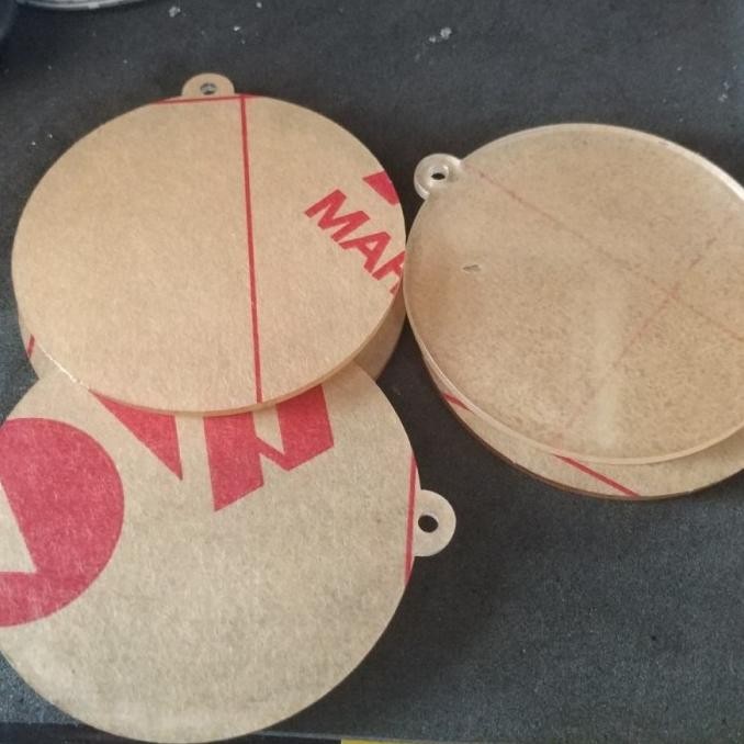 

redi Bahan Medali Akrilik Bulat 3mm 6.5cm LASERCUT Acrylic