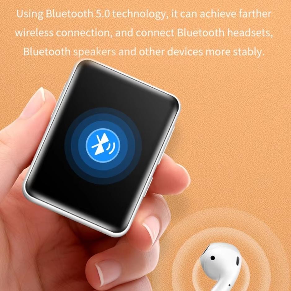 ready  Bluetooth MP3 MP4 Player DAP Touchscreen Mini MP4 Support FM Radio Recorder E-Book Video