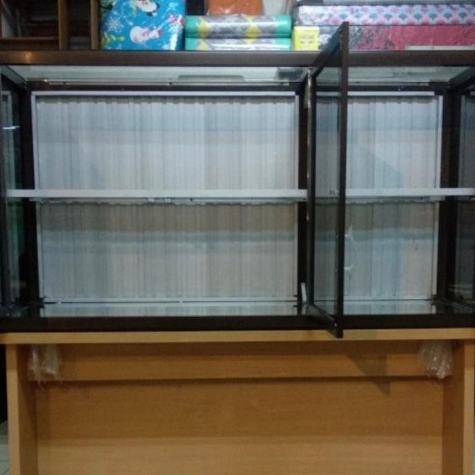 LEMARI DAPUR ATAS ALUMUNIUM /LEMARI DAPUR GANTUNG ALUMUNIUM /KITCHEN