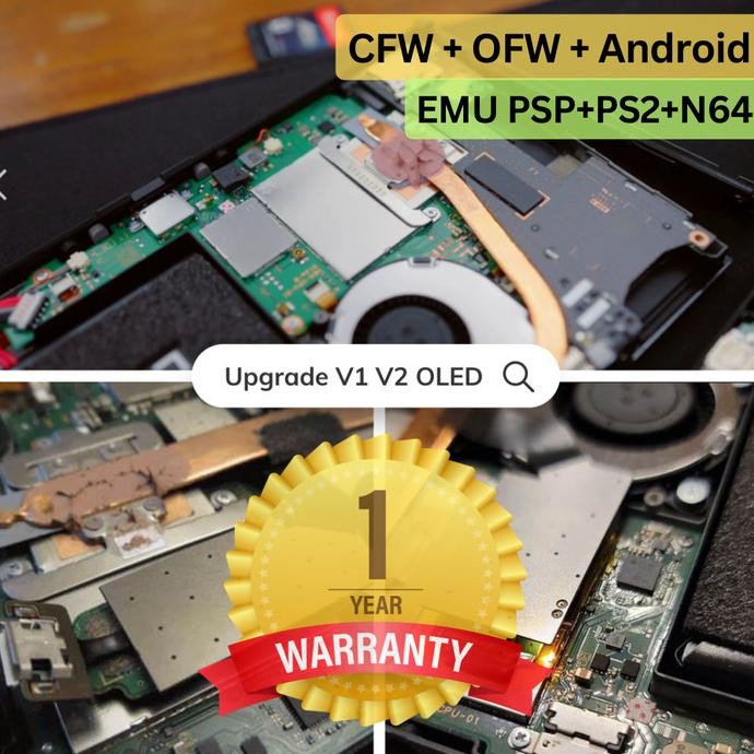 Jasa CFW Nintendo Switch Lite V1 V2 Oled murah