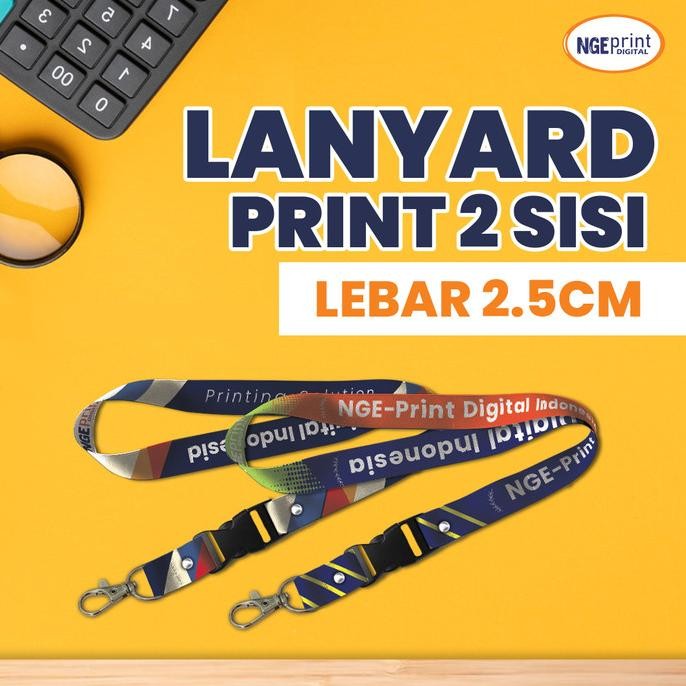 

new !!! [BISA SATUAN] Lanyard ID Card 2,5 cm, Name Tag ID Card, Tali Lanyard murah