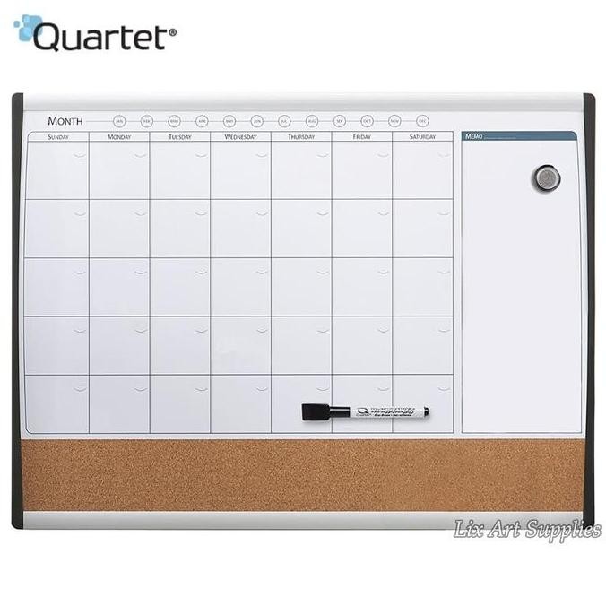 

QUARTET Arc Frame Combination Planner Board 43 x 58 cm (Whiteboard)