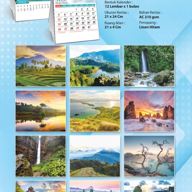 

new !!! Kalender Meja Executive penompang Linen tebel Premium 2025 murah