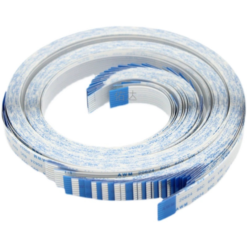 FPC FFC 600/800mm / 1500mm AWM 20624 80C 60V VW-1 Flexibele Platte Kabel A / B Type Lint Draad 4P/6/