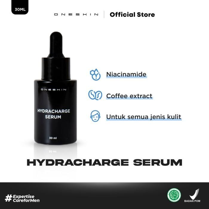 Oneskin Hydracharge Serum - Mencerahkan & Menutrisi Kulit Wajah Pria