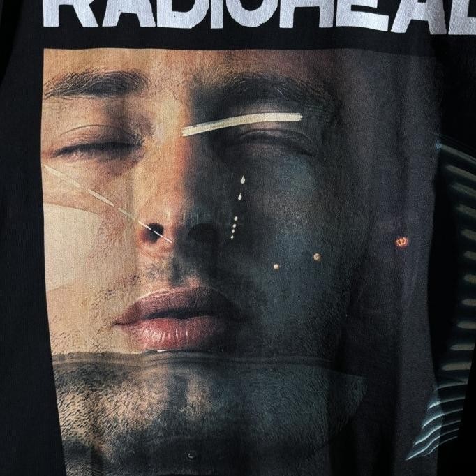 new  RADIOHEAD - NO SURPRISES TSHIRT BLACK murah