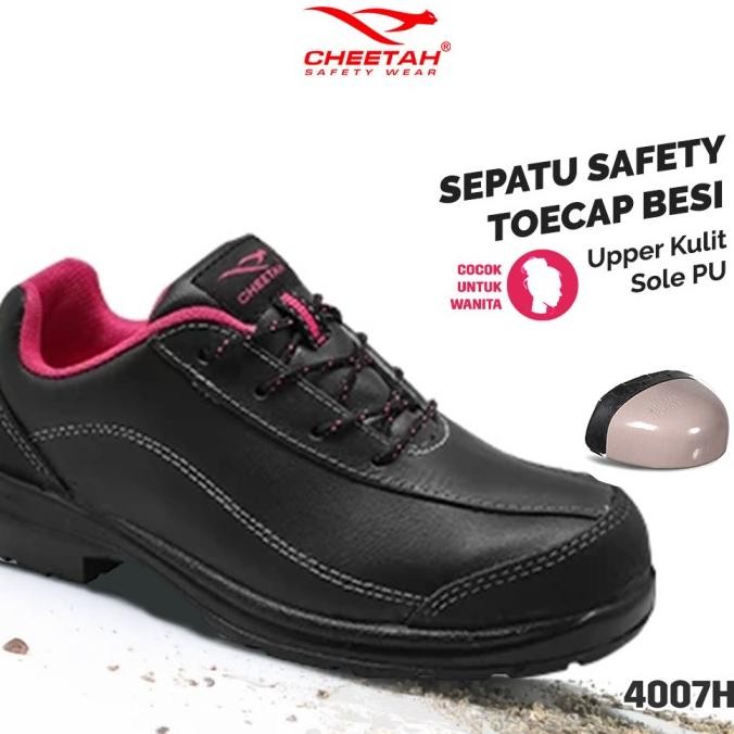 Sepatu Safety Cheetah 4007H 4007 H Sepatu Proyek Wanita Safety Shoes Woman